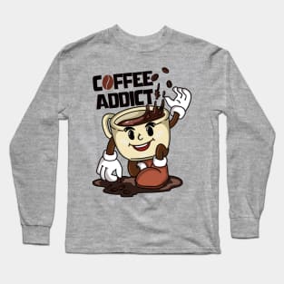 Coffee Addict Long Sleeve T-Shirt